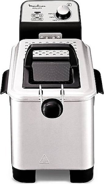 Moulinex Easy Pro İki Hazneli Fritöz Gri