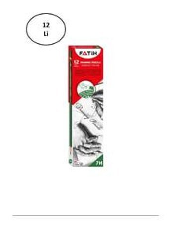 Fatih Dereceli 12'li 7H Siyah Kurşun Kalem Seti