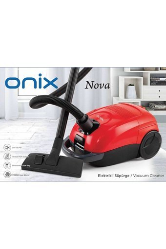 Ntarhan Onix On-515 2800 W Yatay Toz Torbalı Süpürge Siyah
