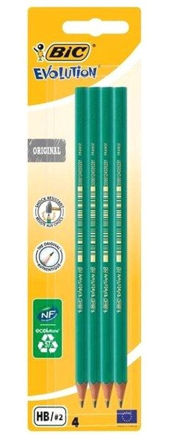 Bic Extra Güçlü Blisterli 4'lü HB Siyah Kurşun Kalem Seti