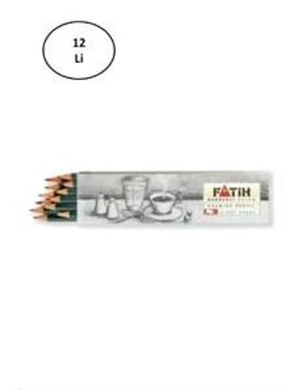 Fatih Dereceli 12'li 3B Siyah Kurşun Kalem Seti