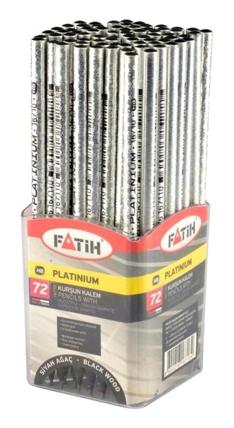 Fatih Platinyum - Lata 72'li HB Siyah Kurşun Kalem Seti