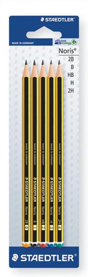 Staedtler Noris Blister 5'li Siyah Kurşun Kalem Seti