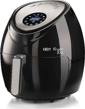 Ariete 4618 Airfryer 5.5 lt Tek Hazneli Led Ekranlı Yağsız Sıcak Hava Fritözü Siyah