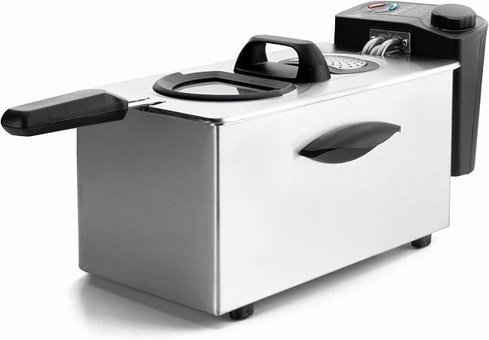 Lacor 69135 3.5 lt Tek Hazneli Yağlı Fritöz Gümüş
