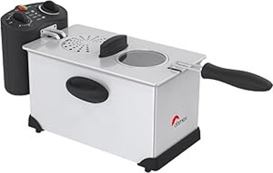 Ohmex Ohm-Fry-3535/Met3 3 lt Yağlı Fritöz Açık Gri