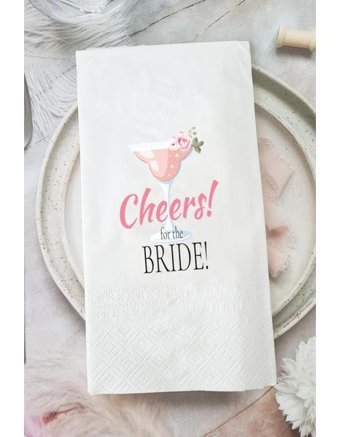 Pekshop Cheers For The Bride Desenli Sunum Kağıt Peçete 20'li