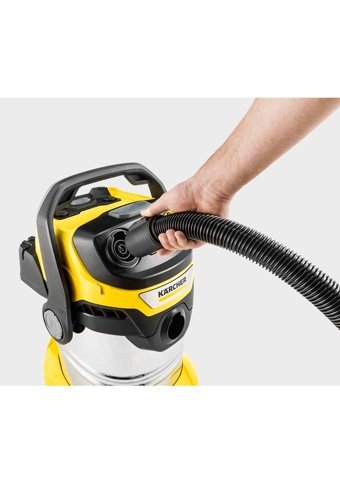 Karcher Wd 6 EU 1.628-360.0 S V-30/8/22/t 1300 W Dikey Toz Torbalı Süpürge Sarı - Siyah