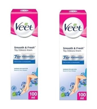 Veet Hassas Ciltler İçin Koltuk Altı Bacak Tüy Dökücü Sprey 2x100 ml