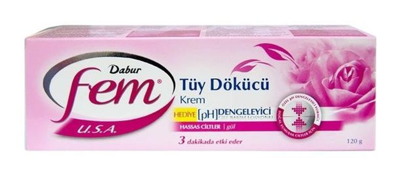 Fem FEM001 Hassas Ciltler İçin Koltuk Altı Bacak Tüy Dökücü Sprey 110 gr