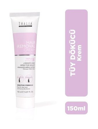 Thalia Tüm Ciltler İçin Aloe Vera & Papatya Özlü Koltuk Altı Bacak Tüy Dökücü Sprey 150 ml