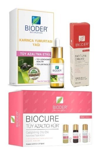 Bioder Tüm Ciltler İçin Yüz Tüy Dökücü Sprey 30 ml