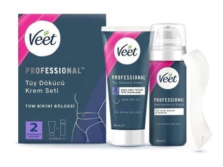 Veet Professional Tüm Ciltler İçin Genital Bölge Tüy Dökücü Sprey 2x50 ml