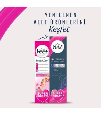 Veet Professional Tüm Ciltler İçin Koltuk Altı Bacak Tüy Dökücü Sprey 3x200 ml