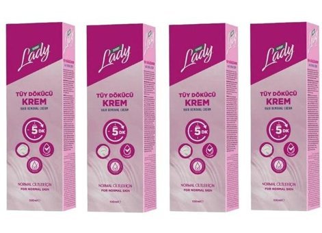 Derby Lady Tüm Ciltler İçin Koltuk Altı Bacak Tüy Dökücü Sprey 4x100 ml