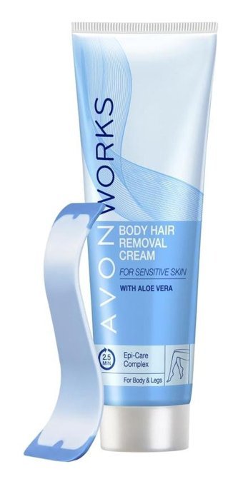 Avon Works Hassas Ciltler İçin Koltuk Altı Bacak Tüy Dökücü Sprey 10x100 ml