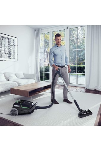 Electrolux UltraOne EUO9GREEN 700 W Yatay Hepa Filtreli Turbo Başlıklı Toz Torbalı Süpürge Siyah
