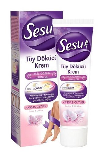 Sesu Hassas Ciltler İçin Koltuk Altı Bacak Tüy Dökücü Sprey 100 ml