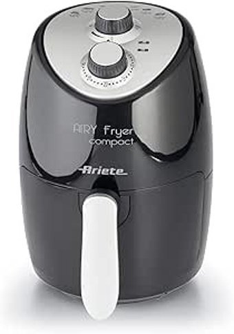 Ariete 4617 Airfryer 2 lt Tek Hazneli Izgara Yapan Yağsız Sıcak Hava Fritözü Siyah