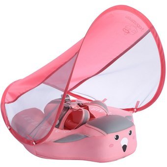 Mambobaby Gölgelikli Simit Çocuk Deniz Yatağı Pembe