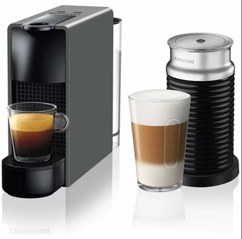 Nespresso C35 1450 W 0.6 lt Kapasiteli Taşınabilir Mini Süt Köpürtücülü Espresso Yapma Kapsül Kahve Makinesi