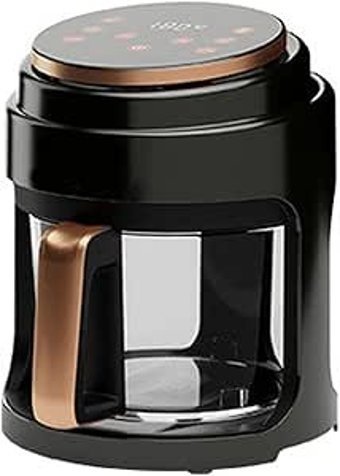 Nqyzzfd Airfryer 4 lt Izgara Yapan Yağsız Sıcak Hava Fritözü Siyah
