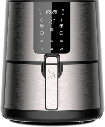 Master Pro Rocket Airfryer 3.6 lt Tek Hazneli Izgara Yapan Led Ekranlı Yağsız Sıcak Hava Fritözü