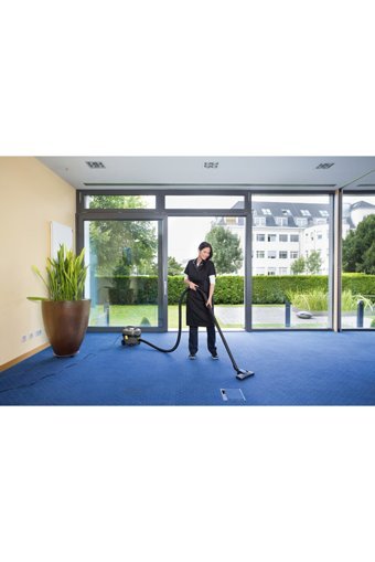 Karcher T 7/1 Classic 850 W Dikey Toz Torbalı Süpürge Gri