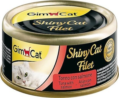 Gimcat Shinycat Tuna Balık-Somonlu Yetişkin Yaş Kedi Maması 70 gr
