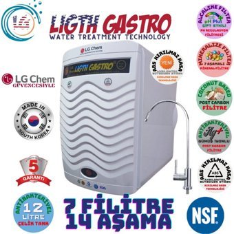 Lg Chem Gold Plus 14 Aşamalı 12 lt Kapalı Kasa Pompasız Tezgah Altı Su Arıtma Cihazı