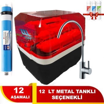Lg 12 Aşamalı 12 lt Kapalı Kasa Pompasız Tezgah Altı Su Arıtma Cihazı