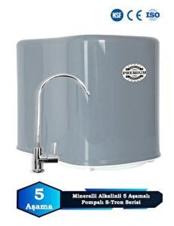 Sumarkt S-tron 5 Aşamalı 12 lt Kapalı Kasa Pompalı Tezgah Altı Su Arıtma Cihazı