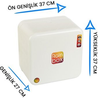 Rainbox 5 Aşamalı 12 lt Kapalı Kasa Pompasız Tezgah Altı Su Arıtma Cihazı Beyaz