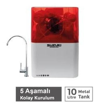 Suzuki Technology Beta 5 Aşamalı 10 lt Kapalı Kasa Pompasız Tezgah Altı Su Arıtma Cihazı