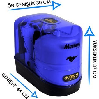 Mustang Life Water 5 Aşamalı 12 lt Kapalı Kasa Pompasız Tezgah Altı Su Arıtma Cihazı Mor
