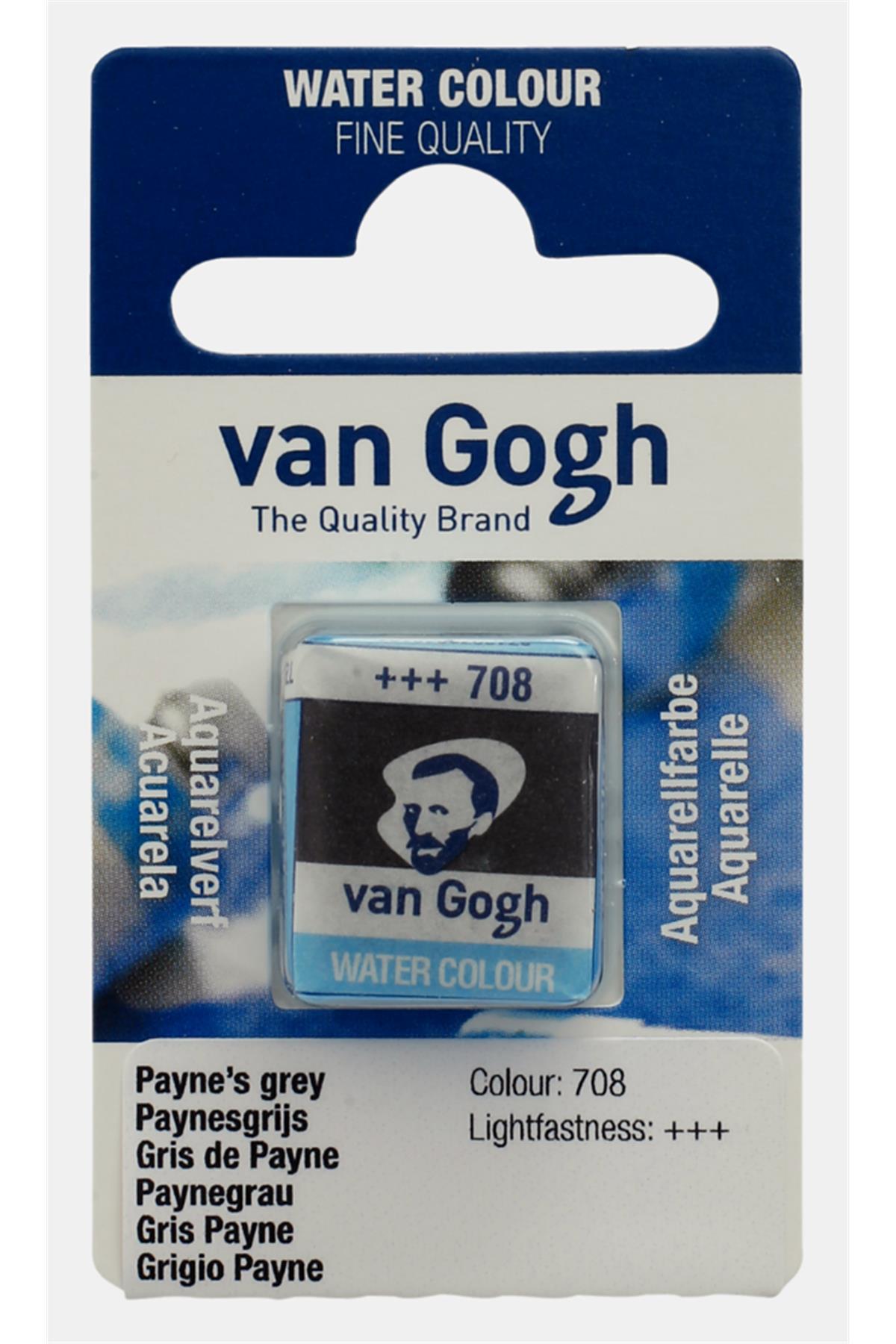 Royal Talens Van Gogh 708 Tablet Sulu Boya Payne's Grey