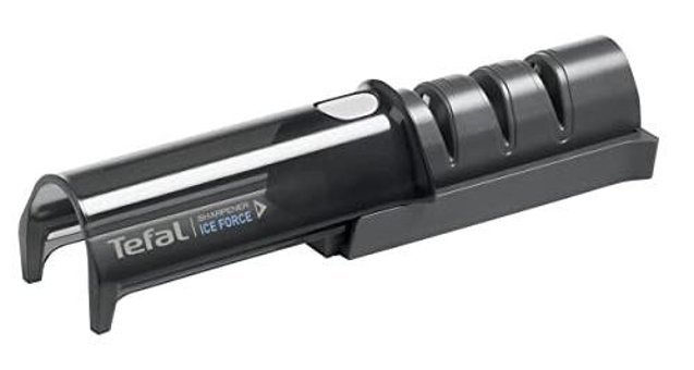 Tefal K26505 Paslanmaz Çelik 3 Açılı Bıçak Bileyici Siyah