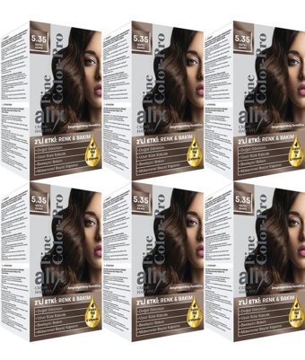 Alix 5.35 Işıltılı Kahve Krem Saç Boyası 50 ml