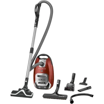 Rowenta RO6493EA Silence Force 4A+ 550 W Yatay Toz Torbalı Süpürge Kırmızı