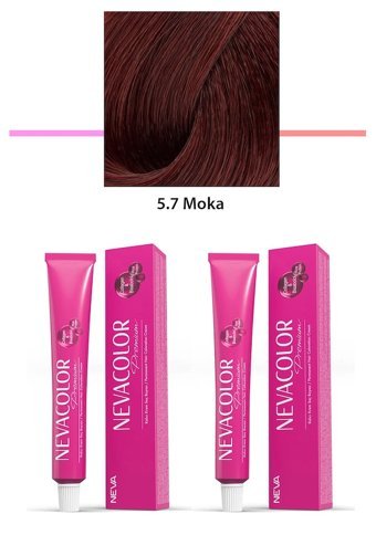Neva Color 5.7 Moka Krem Saç Boyası 2x50 ml