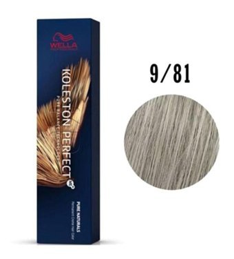 Wella 9.81 Çok Açık İnci Sarısı Krem Saç Boyası