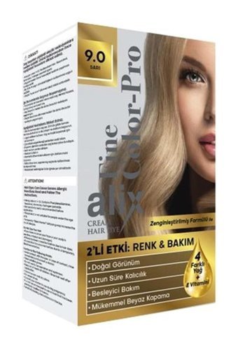 Alix 9 Sarı Krem Saç Boyası 50 ml