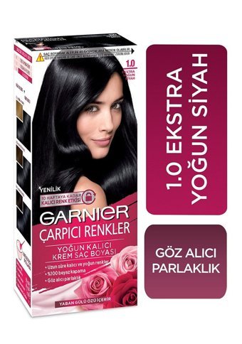 Garnier 1.0 Extra Yoğun Siyah Krem Saç Boyası