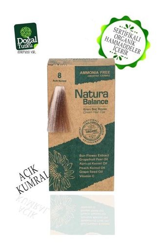 Natura Balance 6.66 Vişne Kızılı Krem Saç Boyası