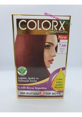 Colorx 7.66 Akik Kızıl Krem Saç Boyası
