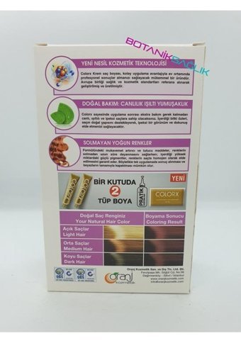 Colorx 7.66 Akik Kızıl Krem Saç Boyası
