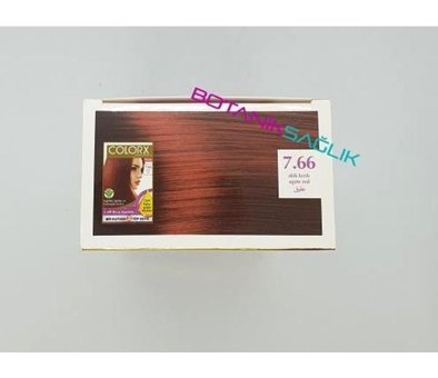Colorx 7.66 Akik Kızıl Krem Saç Boyası