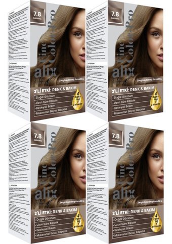 Alix 7.8 Karamel Krem Saç Boyası 50 ml