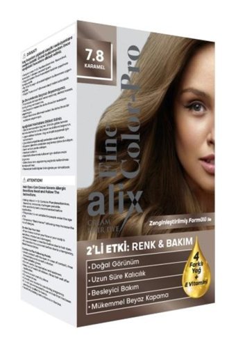Alix 7.8 Karamel Krem Saç Boyası 50 ml