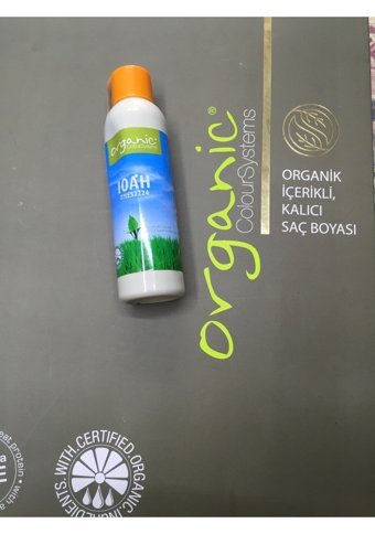 Organic 10 Açık Küllü Sarı Krem Saç Boyası 150 ml